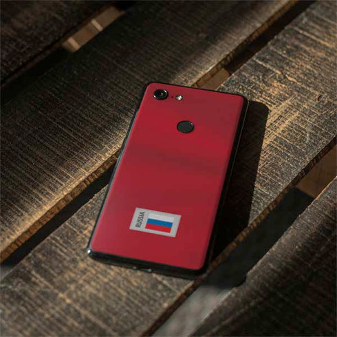 Russia Soccer Flag Google Pixel 3 Skin
